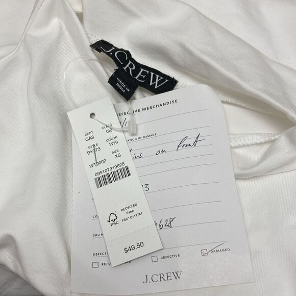 J.Crew Fitted mockneck tank top in stretch cotton blend - Picture 3 of 7